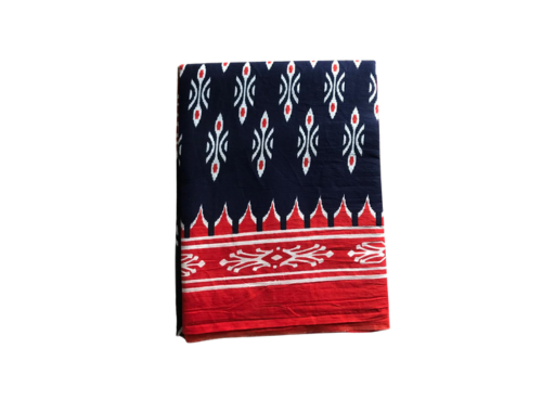 Kaala Bagru Chhap Cotton Saree